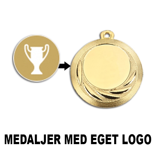 medaljer med eget logo